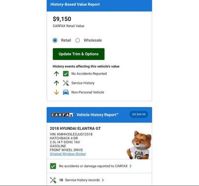 2018 Hyundai Elantra GT Base