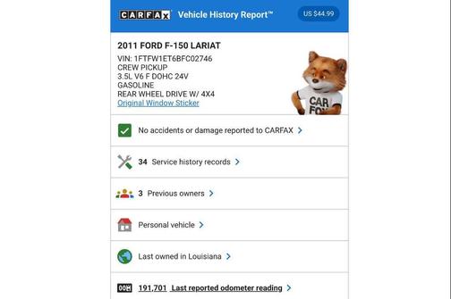 2011 Ford F-150 Lariat