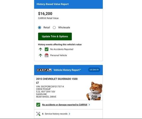 2015 Chevrolet Silverado 1500 1LT