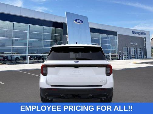 STAR WHITE MET TRI-COAT 2026 Ford Explorer ST-Line