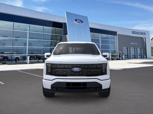 STAR WHITE METALLIC TRICOAT 2025 Ford F-150 Lightning Platinum