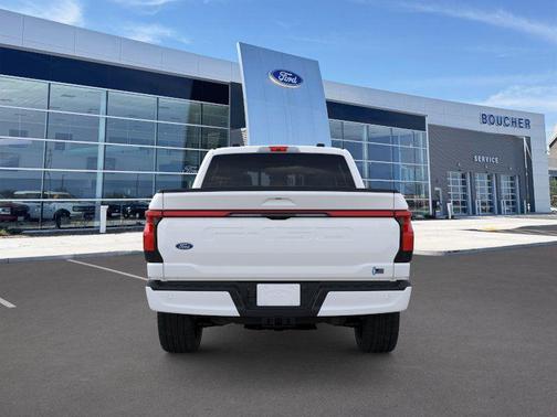 STAR WHITE METALLIC TRICOAT 2025 Ford F-150 Lightning Platinum