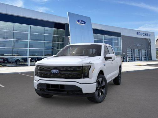 STAR WHITE METALLIC TRICOAT 2025 Ford F-150 Lightning Platinum