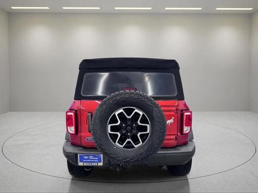 Hot Pepper Red Metallic Tinted Clearcoat 2023 Ford Bronco Black Diamond