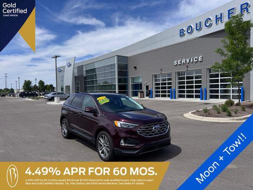 BURGUNDY VELVET MET TINT CC 2024 Ford Edge Titanium