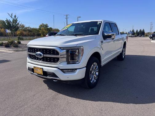 Star White Metallic Tri-Coat 2023 Ford F-150 Platinum