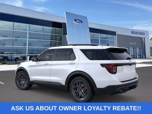 STAR WHITE MET TRI-COAT 2026 Ford Explorer ST