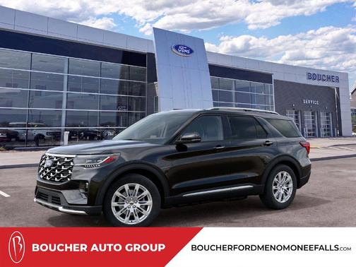 Agate Black Metallic 2027 Ford Explorer Platinum