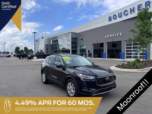 AGATE BLACK METALLIC 2023 Ford Escape Active