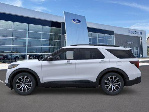 SPACE WHITE METALLIC 2026 Ford Explorer ST-Line