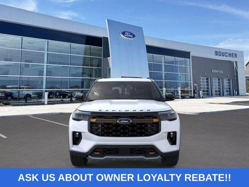 STAR WHITE MET TRI-COAT 2026 Ford Explorer Tremor