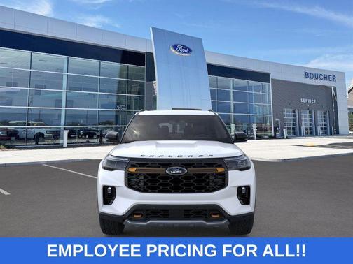 STAR WHITE MET TRI-COAT 2026 Ford Explorer Tremor