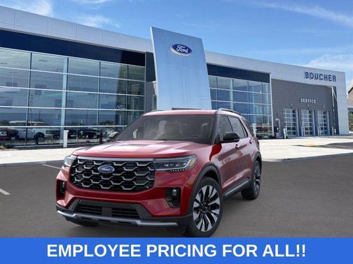 RAPID RED MET TINTED CC 2026 Ford Explorer Platinum