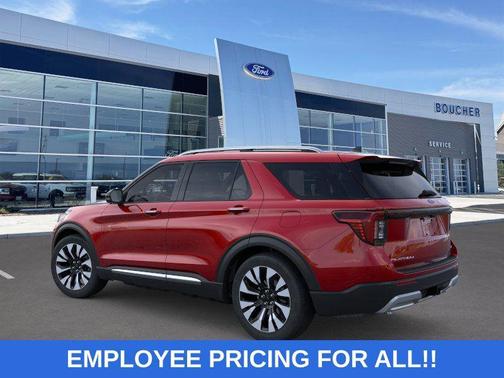 RAPID RED MET TINTED CC 2026 Ford Explorer Platinum
