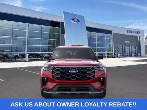 RAPID RED MET TINTED CC 2026 Ford Explorer Platinum