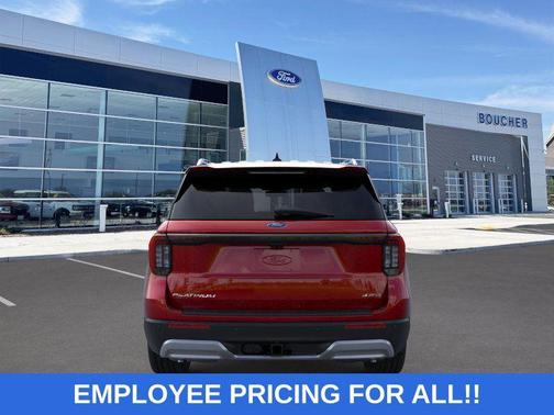 RAPID RED MET TINTED CC 2026 Ford Explorer Platinum