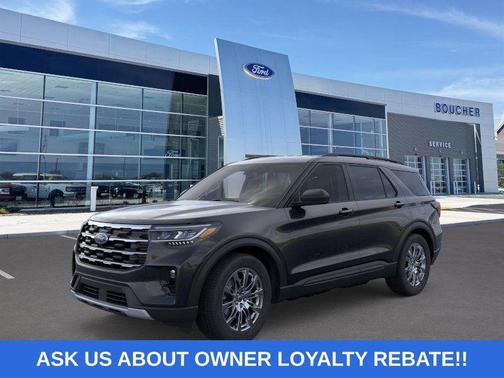 AGATE BLACK METALLIC 2026 Ford Explorer Active