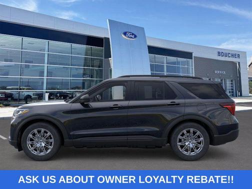AGATE BLACK METALLIC 2026 Ford Explorer Active