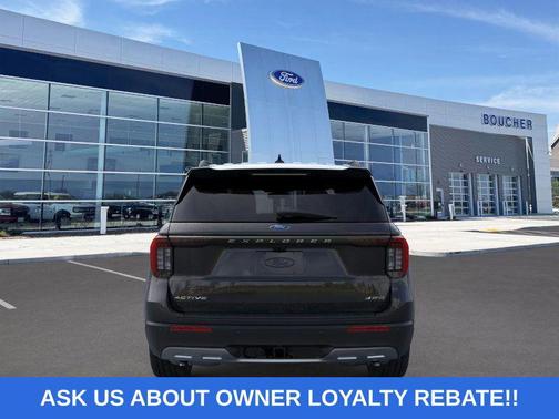 AGATE BLACK METALLIC 2026 Ford Explorer Active