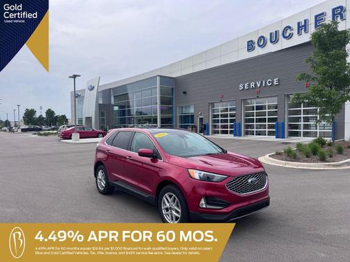 RAPID RED TINTED CC 2024 Ford Edge SEL