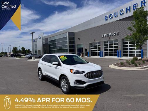 OXFORD WHITE 2024 Ford Edge SEL