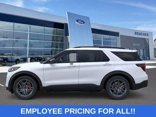 STAR WHITE MET TRI-COAT 2026 Ford Explorer ST