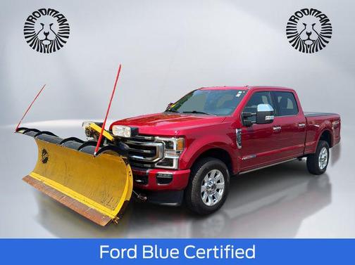 Rapid Red Metallic Tinted Clearcoat 2021 Ford F-350 Platinum