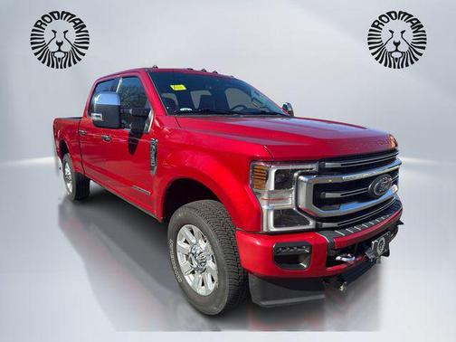 Rapid Red Metallic Tinted Clearcoat 2021 Ford F-350 Platinum