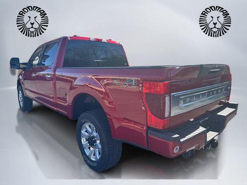 Rapid Red Metallic Tinted Clearcoat 2021 Ford F-350 Platinum