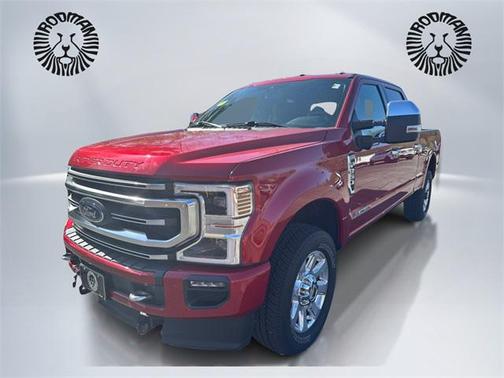 Rapid Red Metallic Tinted Clearcoat 2021 Ford F-350 Platinum