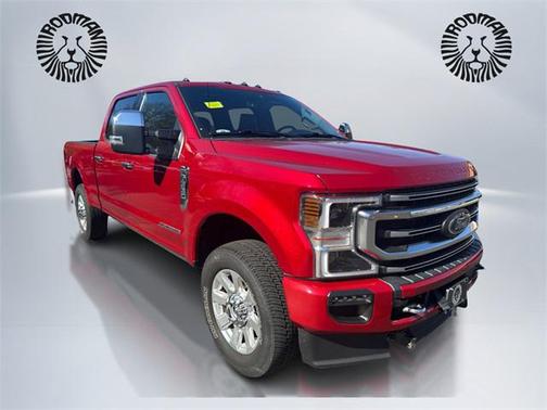 Rapid Red Metallic Tinted Clearcoat 2021 Ford F-350 Platinum