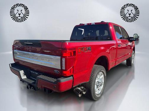 Rapid Red Metallic Tinted Clearcoat 2021 Ford F-350 Platinum