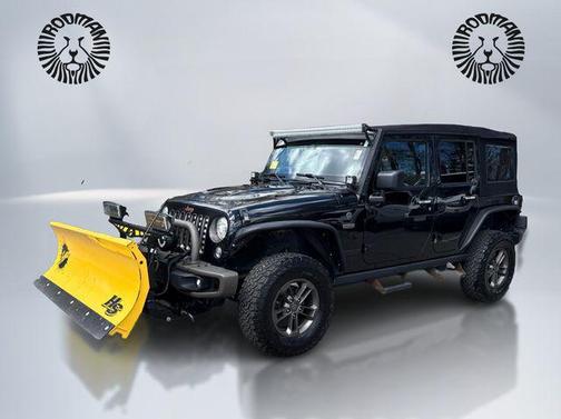 Black Clearcoat 2017 Jeep Wrangler Unlimited Sahara