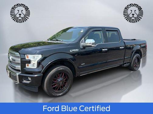 Shadow Black 2017 Ford F-150 Platinum