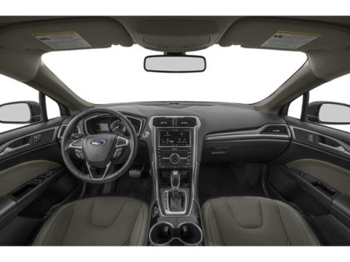 White Platinum Metallic Tri-Coat 2015 Ford Fusion Titanium