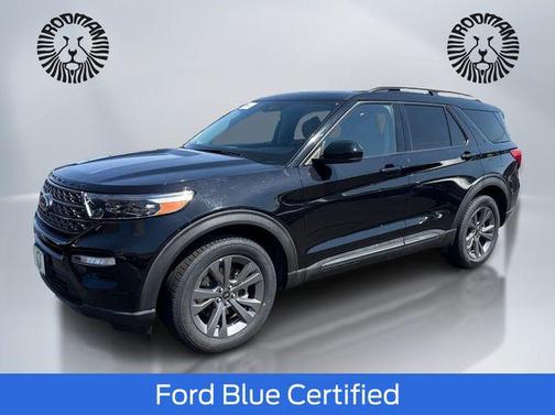 Agate Black Metallic 2022 Ford Explorer XLT