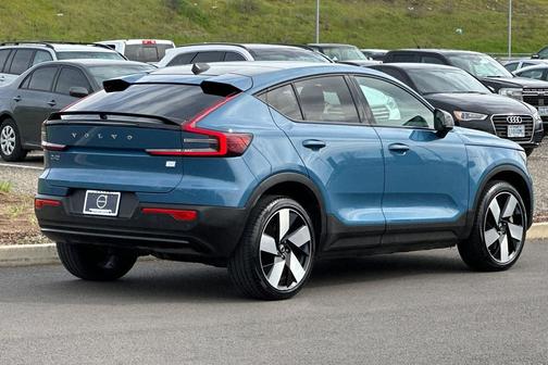 Fjord Blue Metallic 2023 Volvo C40 Recharge Pure Electric Twin Ultimate