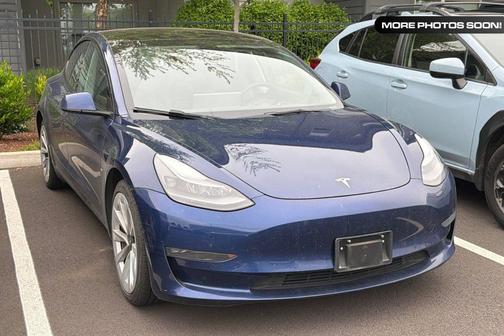 Deep Blue Metallic 2022 Tesla Model 3 Long Range