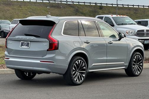 Vapour Grey Metallic 2026 Volvo XC90 Plug-In Hybrid Plus, T8 AWD, Electric/Gasoline, Bright, 7 Seats