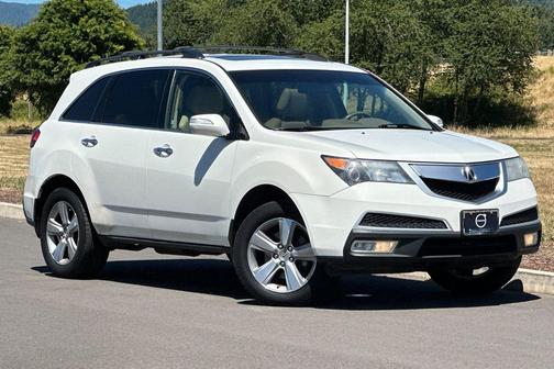 Aspen White Pearl II 2012 Acura MDX 3.7L Technology