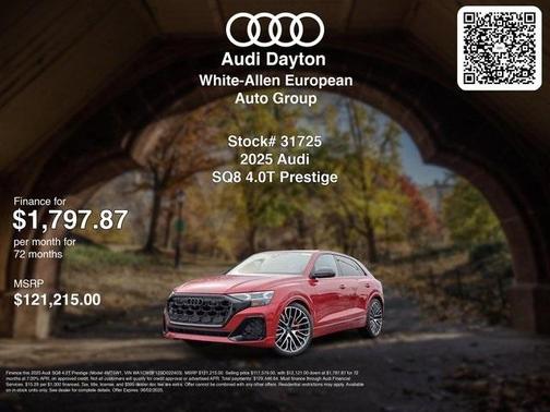 2025 Audi SQ8 4.0T Prestige
