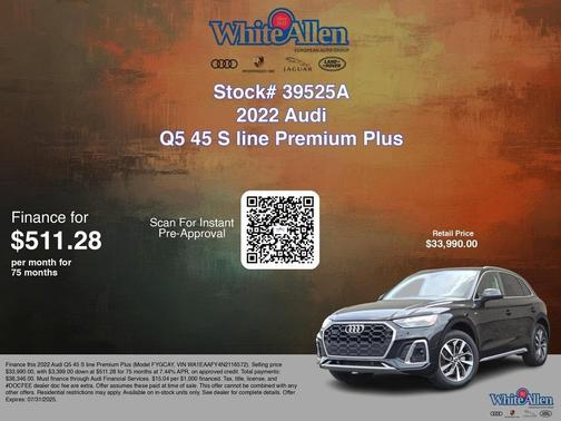 2022 Audi Q5 45 S line Premium Plus