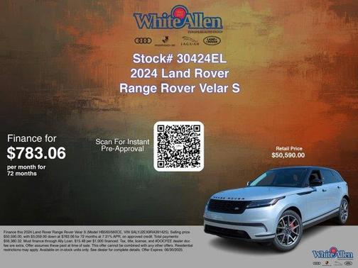 2024 Land Rover Range Rover Velar P250 S