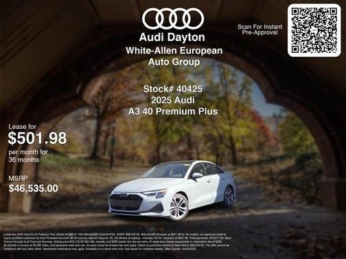 2025 Audi A3 2.0T Premium