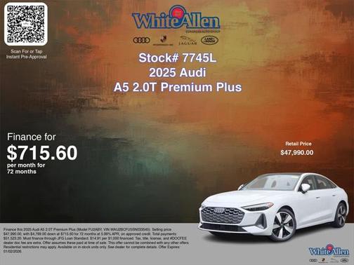 2025 Audi A5 Premium Plus TFSI quattro S tronic