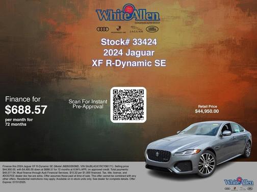 2024 Jaguar XF R-Dynamic SE