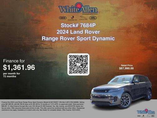 2024 Land Rover Range Rover Sport Dynamic SE