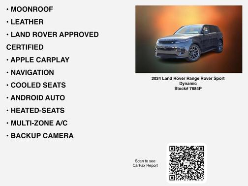 2024 Land Rover Range Rover Sport Dynamic SE