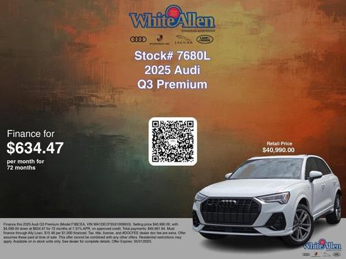 2025 Audi Q3 45 S line Premium