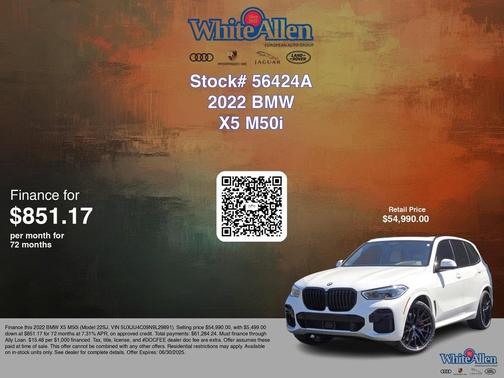 2022 BMW X5 M50i